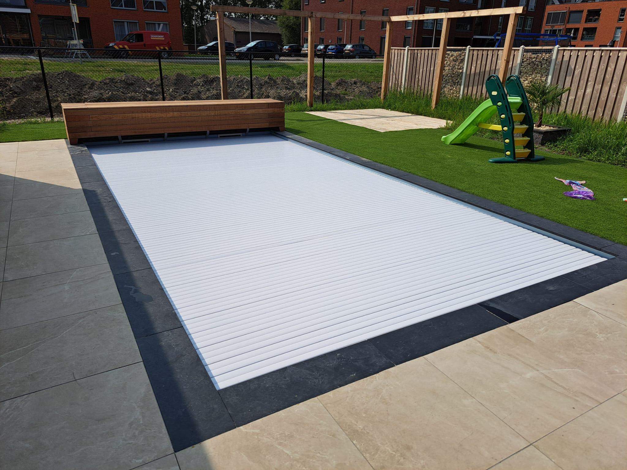 Box Oberflächenwickler, Pool-Rollladen, Liderpool-Poolabdeckungen