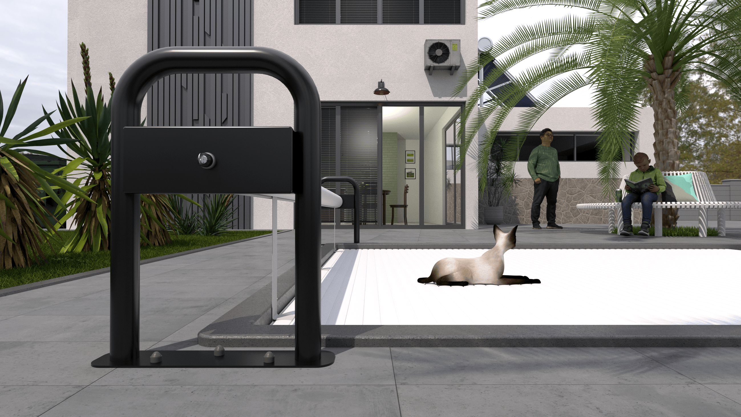 Elsa Oberflächenwickler, Pool-Rollladen, Liderpool-Poolabdeckungen