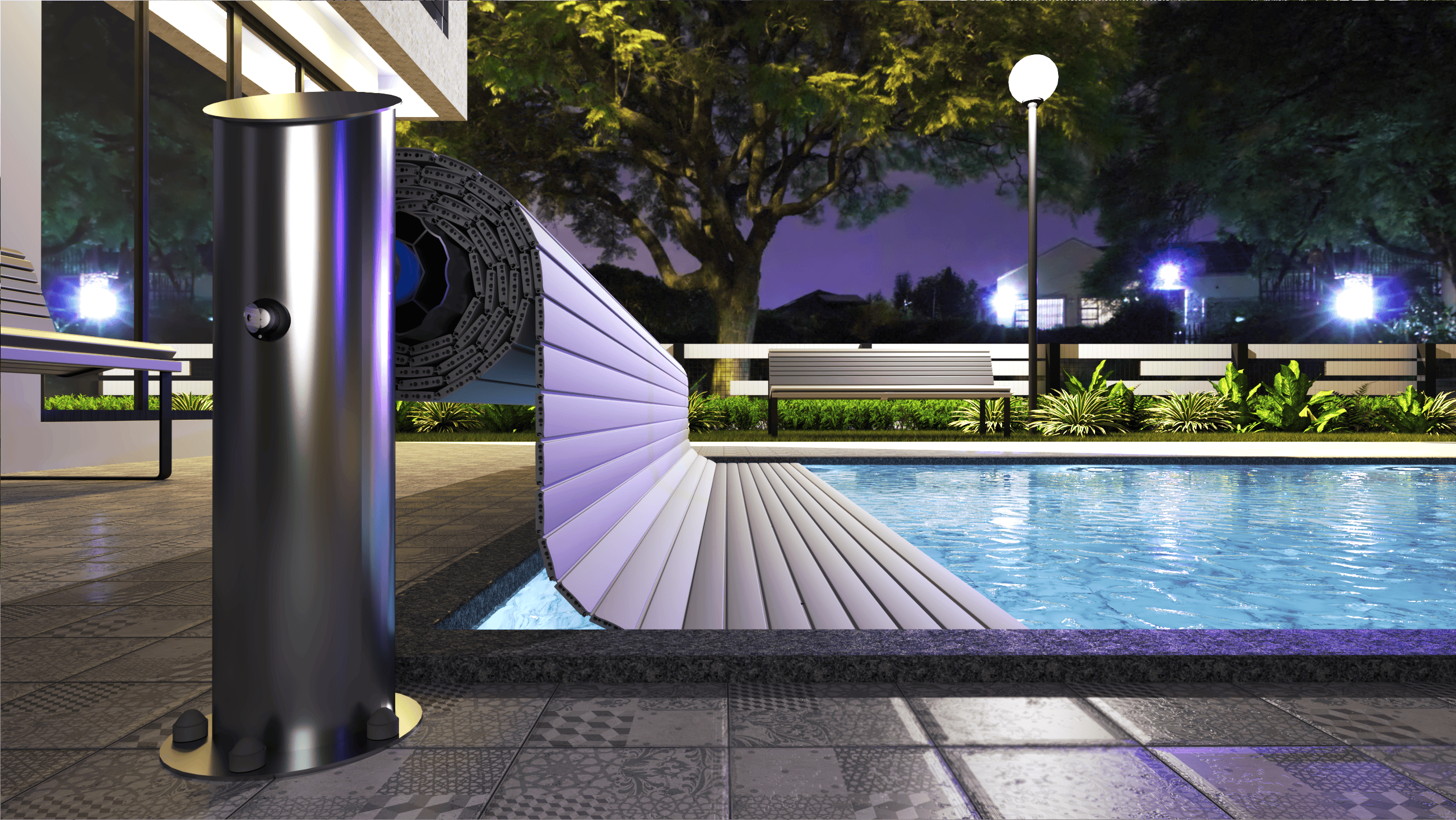 Exclusiv Oberflächenwickler, Pool-Rollladen, Liderpool-Poolabdeckungen