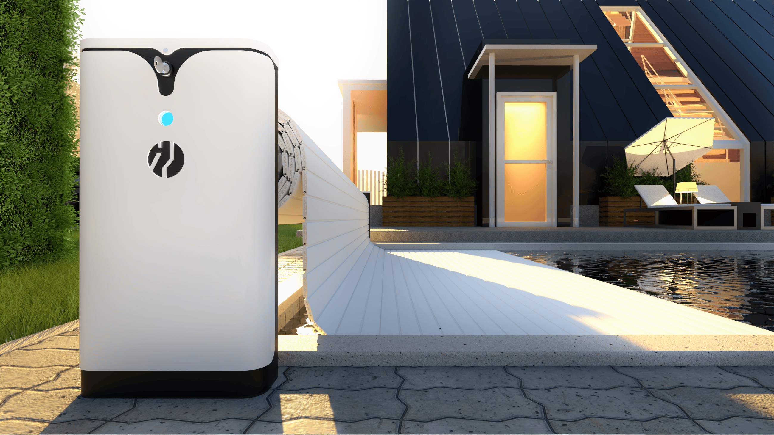 Harmony Steel Oberflächenwickler, Pool-Rollladen, Liderpool-Poolabdeckungen