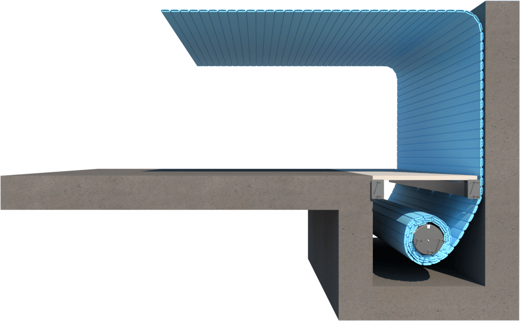 Rolladensysteme Unterflur, Liderpool Pool-Rollläden