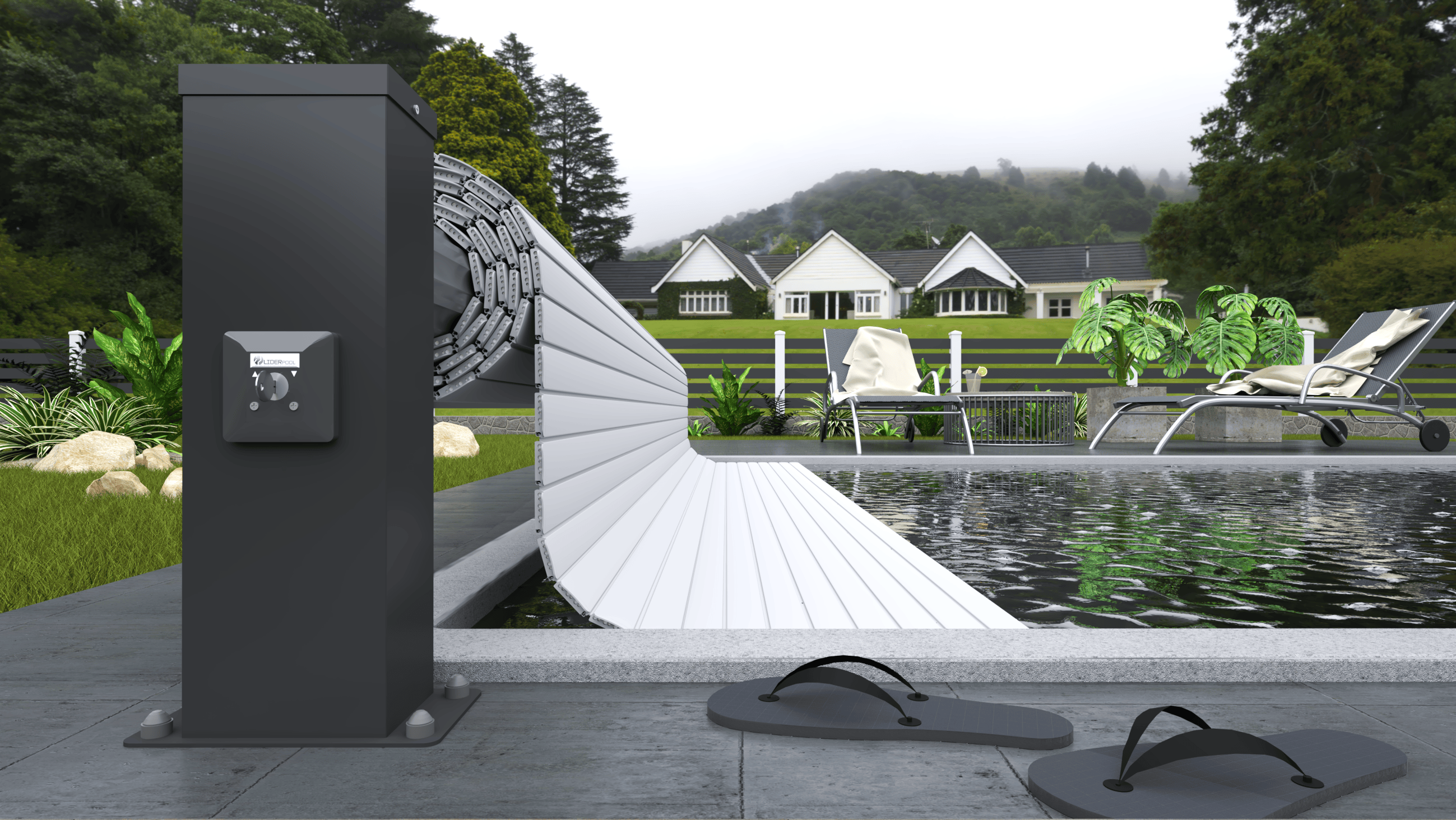 Standard Oberflächenwickler, Pool-Rollladen, Liderpool-Poolabdeckungen