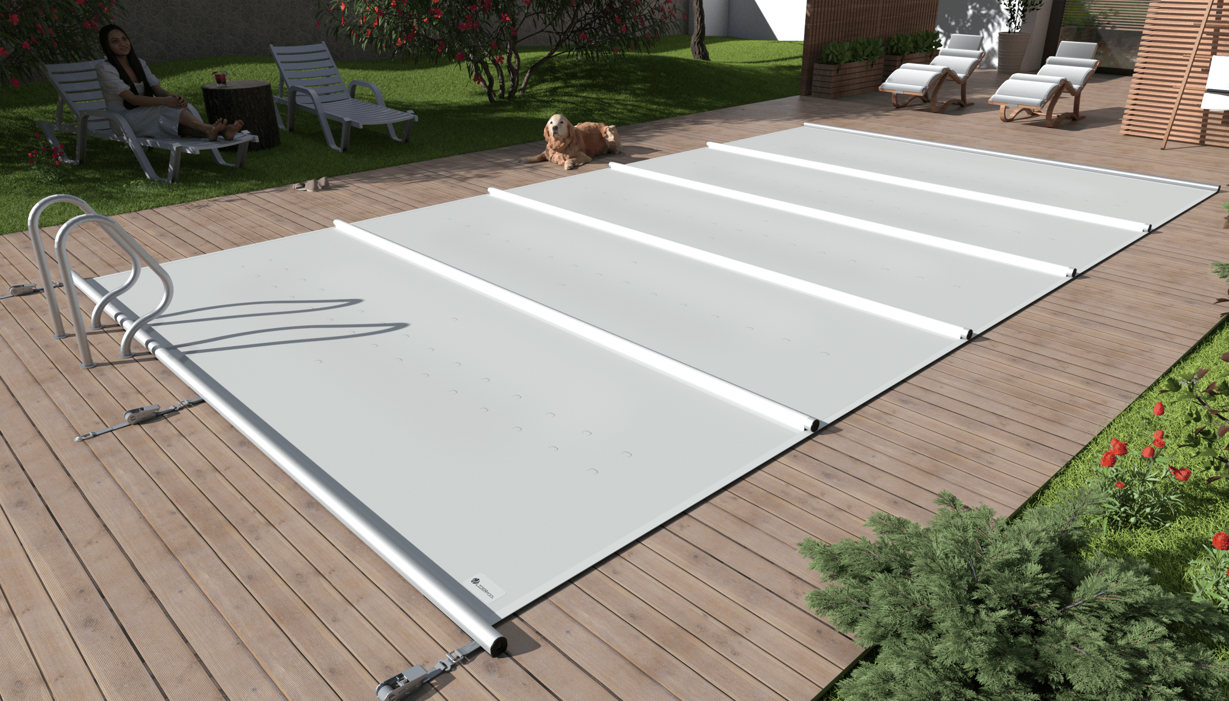 sichere Liderpool-Poolabdeckungen, Sicherheitsabdeckungen Tube-modell